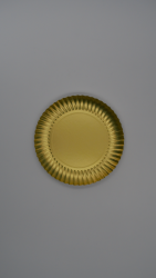 ASSIETTES OR MAT 166 - Or mat_Photo 02