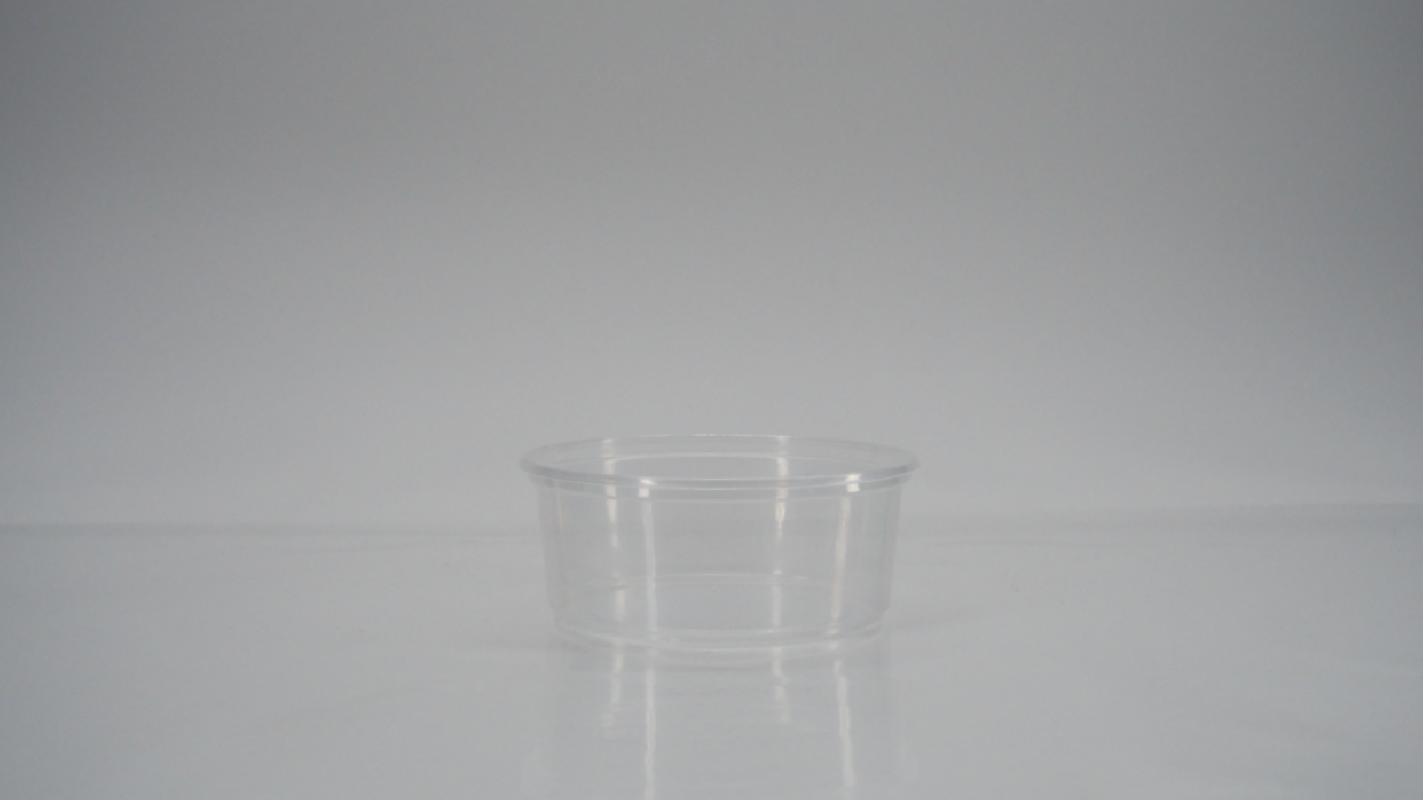 POT TRANSPARENT A PAROI LISSE