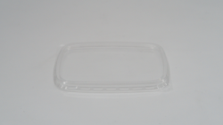 COUVERCLE RECTANGULAIRE EN PLASTIQUE TRANSPARENT