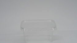 COUVERCLE RECTANGULAIRE EN PLASTIQUE TRANSPARENT
