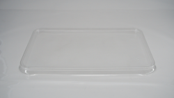 COUVERCLE RECTANGULAIRE EN PET TRANSPARENT - 270