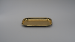 PLATEAU EN CARTON DORÉ