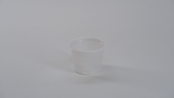 POT À SAUCE ROND EN PLASTIQUE TRANSLUCIDE "UR"