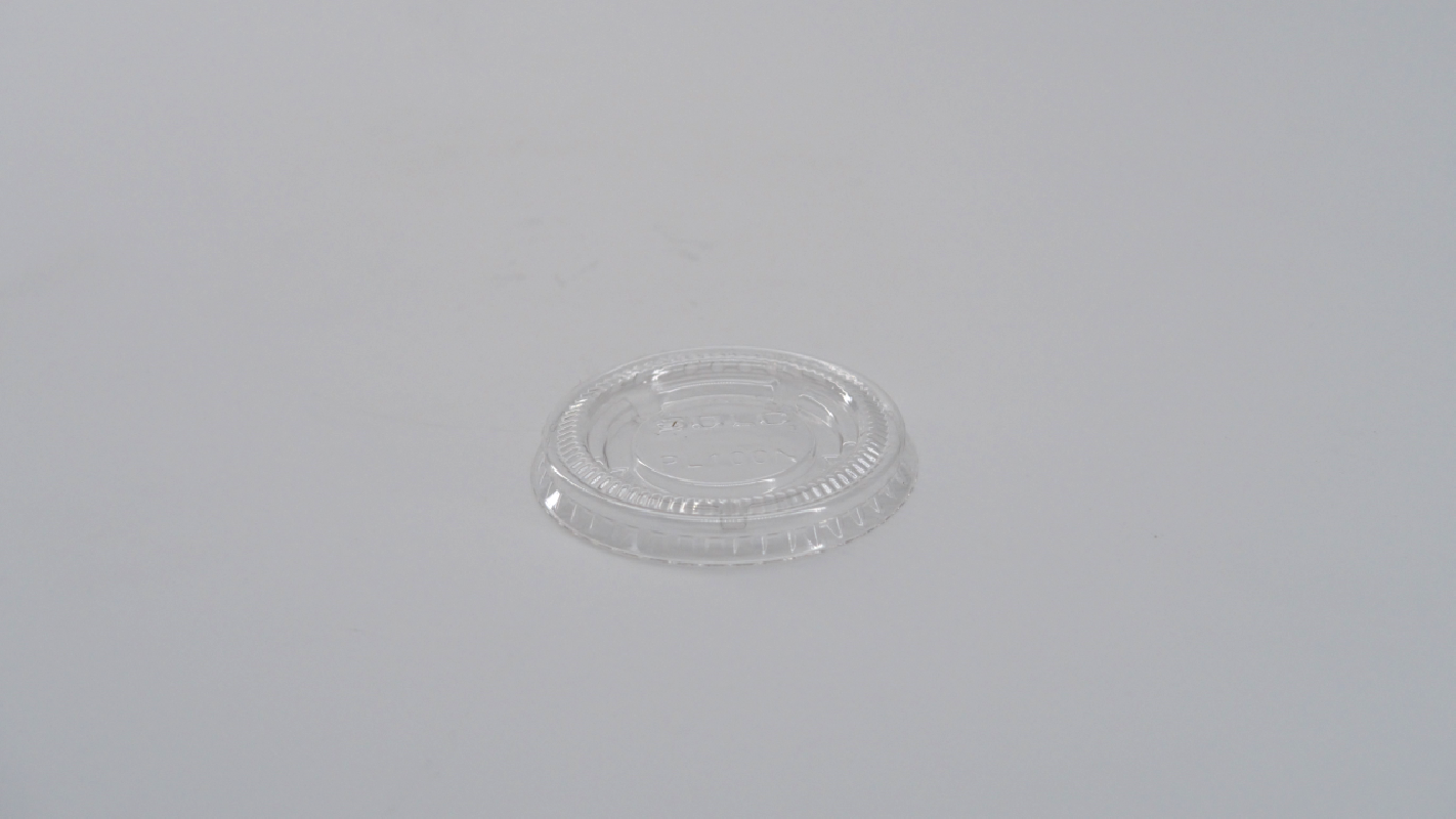 COUVERCLE ROND EN PLASTIQUE TRANSPARENT (Pour pot à sauce "UR")