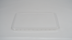 COUVERCLE RECTANGULAIRE EN PLASTIQUE TRANSPARENT - 180