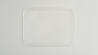 COUVERCLE RECTANGULAIRE EN PLASTIQUE TRANSPARENT - 180