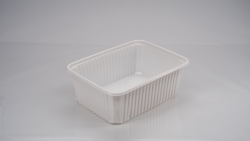 180 RAVIER RECT. EN PLAST. BLANC 1000ml - Photo 02