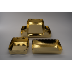 CORBEILLE EN CARTON DORÉES