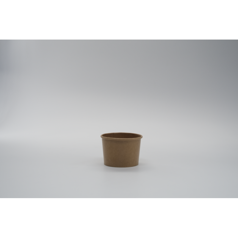 POT EN CARTON KRAFT BRUN