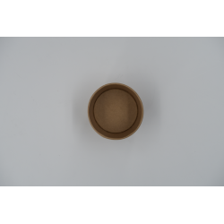 POT ROND EN CARTON KRAFT BRUN (Glace / Soupe)