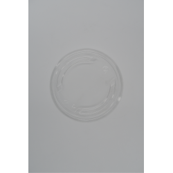 COUVERCLE ROND EN PLASTIQUE TRANSPARENT (Pour bol à salade en carton kraft brun)